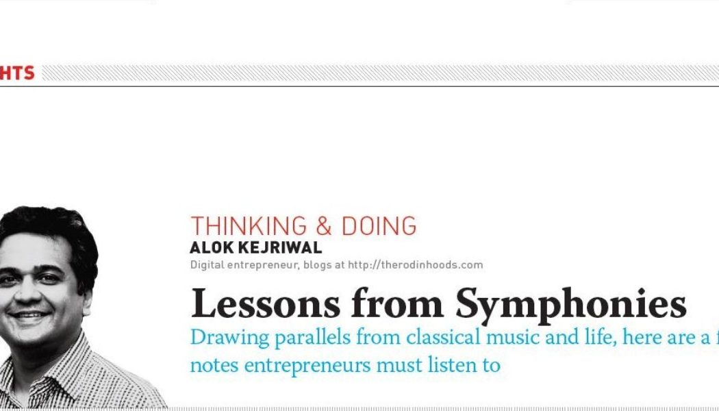 5 great Symphonies and what Entrepreneurs can learn from them.