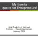 My Favorite Quotes for Entrepreneurs! (with case studies inside)